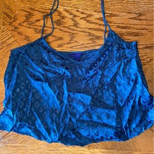 Crystal teal tank top small
